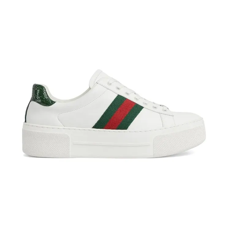 Gucci Ace Low White Green Red (791399 AACAG 9055)