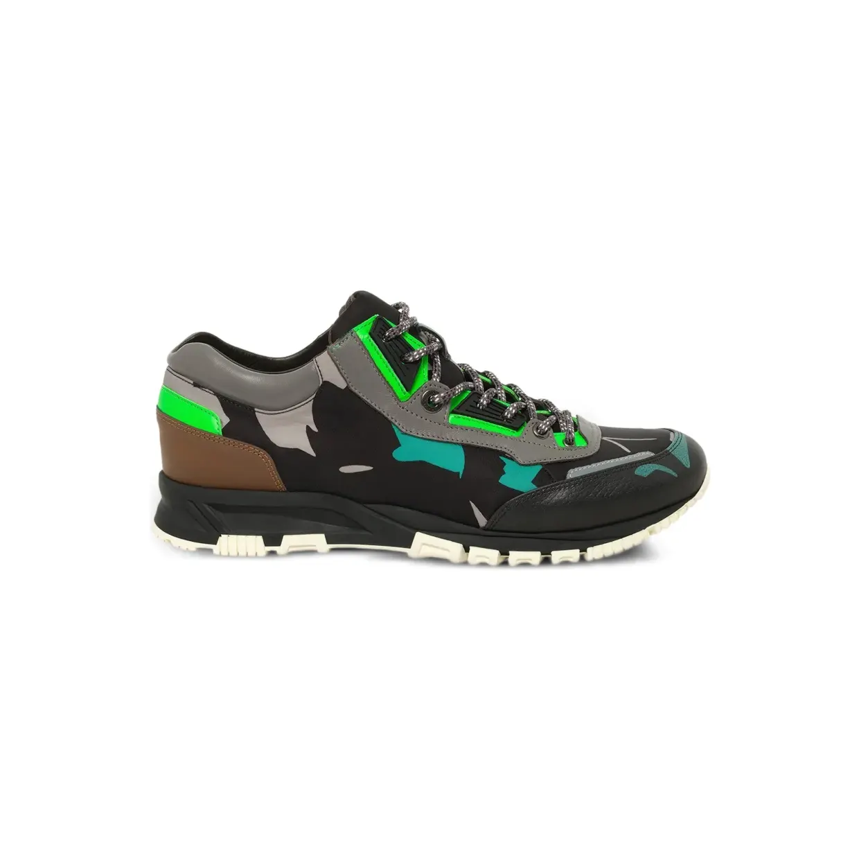 Lanvin floral-print leather-trim “Black” (SKDRSINYFLA161040)