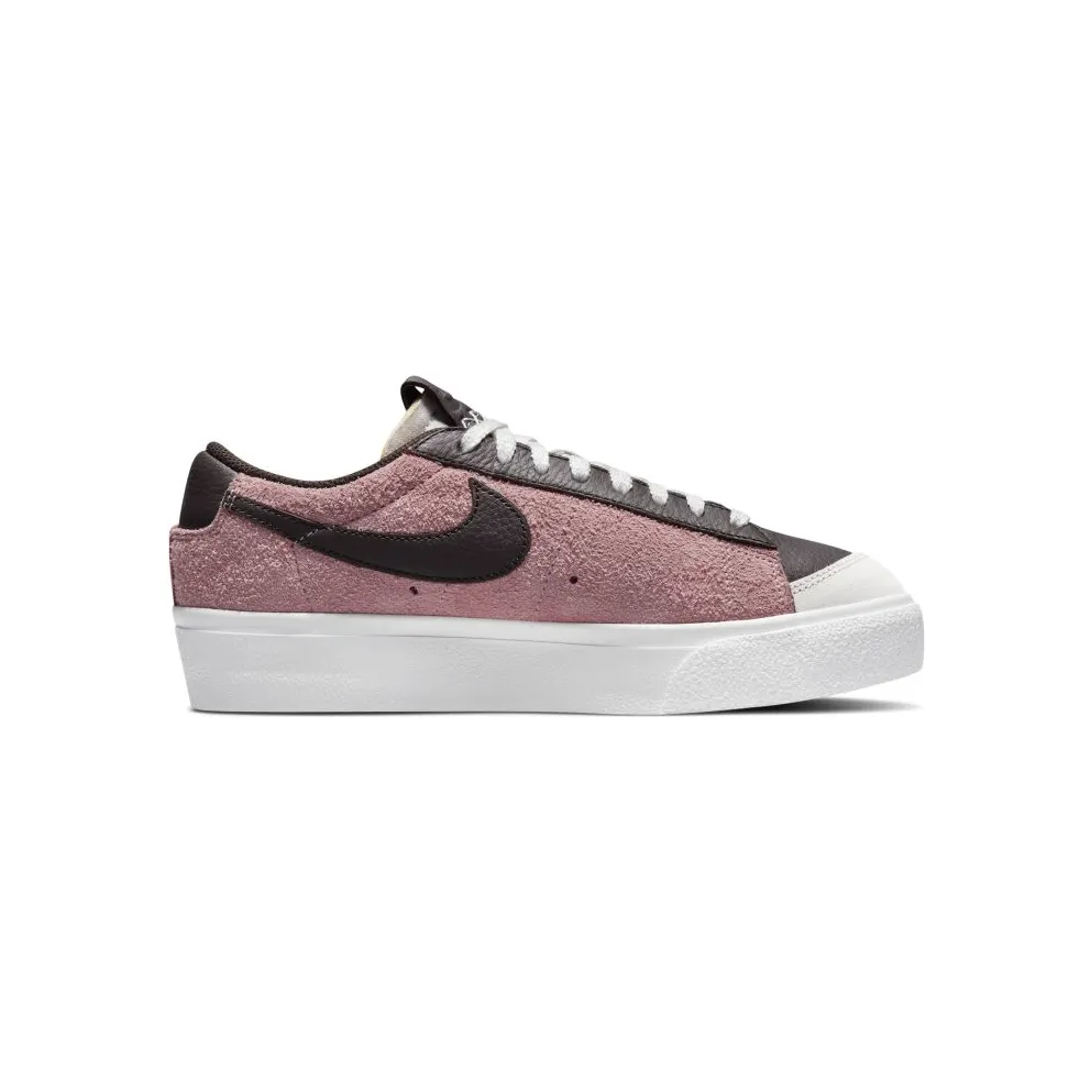 Nike Blazer Low Platform “Pink Glaze / Light Bone / Summit White / Dark Cinder” (DM9471-600)