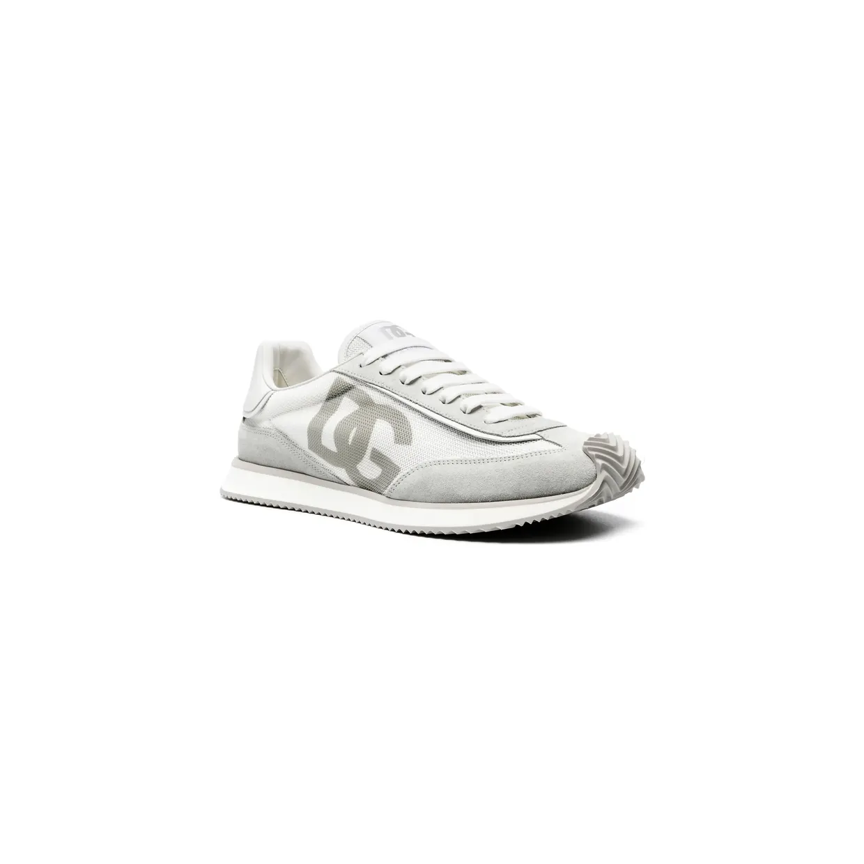 Dolce & Gabbana Mixed-material DG Cushion “White/Grey” (CS2288 A5355 8B930) (4)
