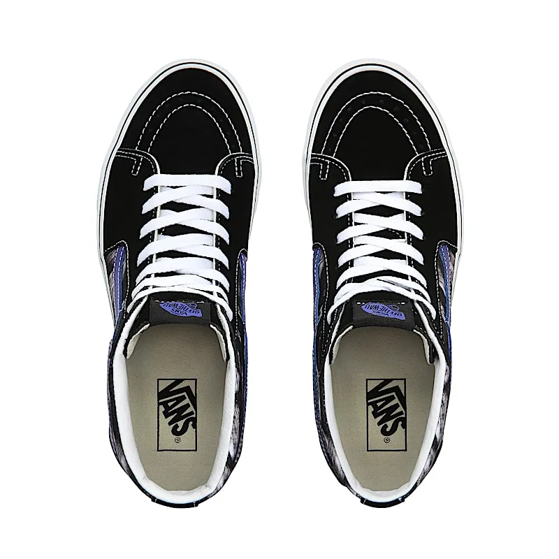 Vans Sk8-Hi ‘Blur Boards’ Black/Royal Blue (VN0A4BV6T2N)