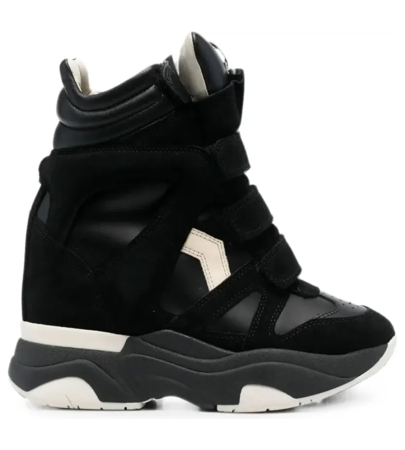 ISABEL MARANT Balskee sneakers met klittenband – Zwart (23PBK0009FAA1E175)