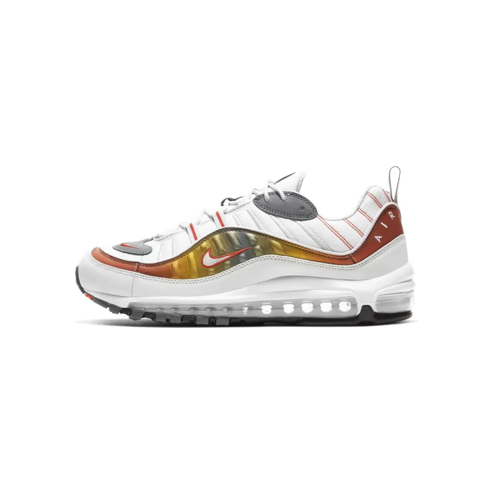 Nike Air Max 98 SE Vast Grey Vast Grey/Team Orange/Smoke Grey (CD0132-002)