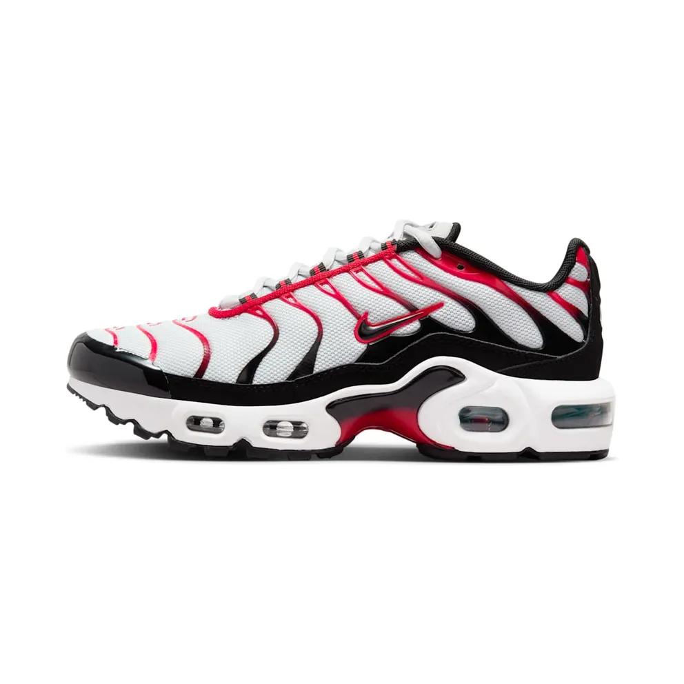 Nike Air Max Plus Pure Platinum Black White University Red (CD0609-027)