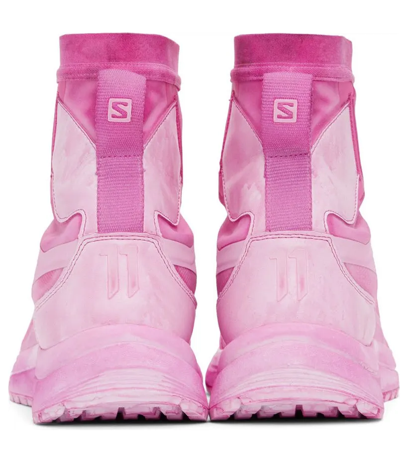 11 by Boris Bidjan Saberi Pink Salomon Edition Bamba2 High GTX Sneakers (152 11xS) (4)