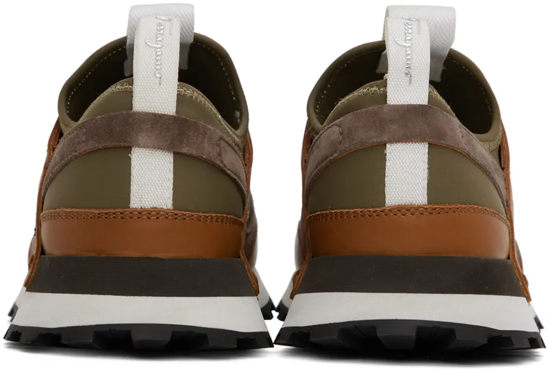 Salvatore Ferragamo Indy “Brown/Green” (756568 020936003)