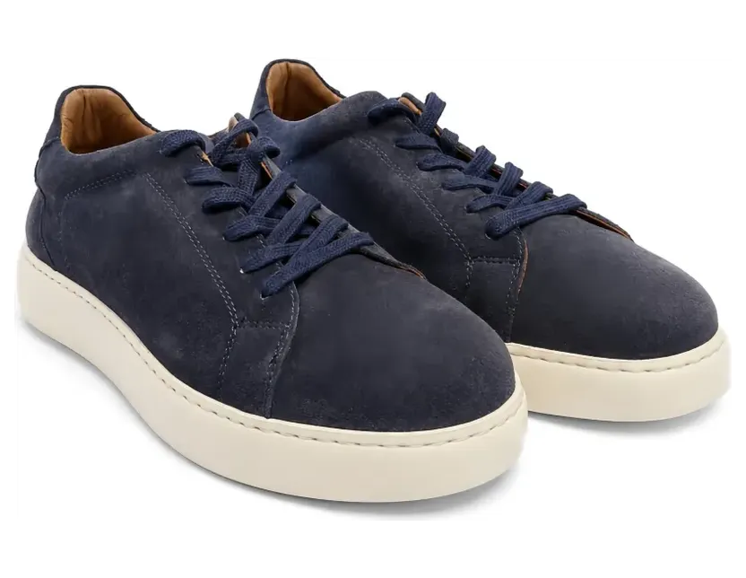 Poche Paris Sneakers aus Wildleder – Blau (FMLAZARE601230)