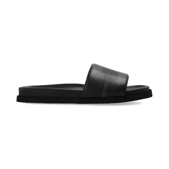 Off-White Pantoletten -Print “Black” (OWIC01AS26LEA0011011)