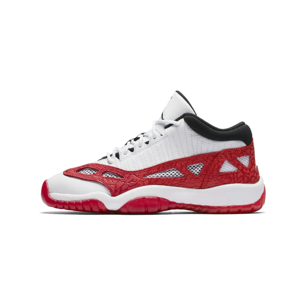 Jordan 11 Retro Low IE White Gym Red (GS) White/Gym Red-Black (919713-101)