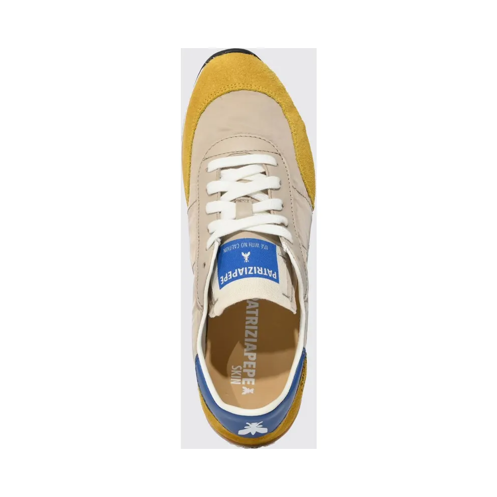 Patrizia Pepe Suede and Nylon Blue (8Z0135V040FG65)