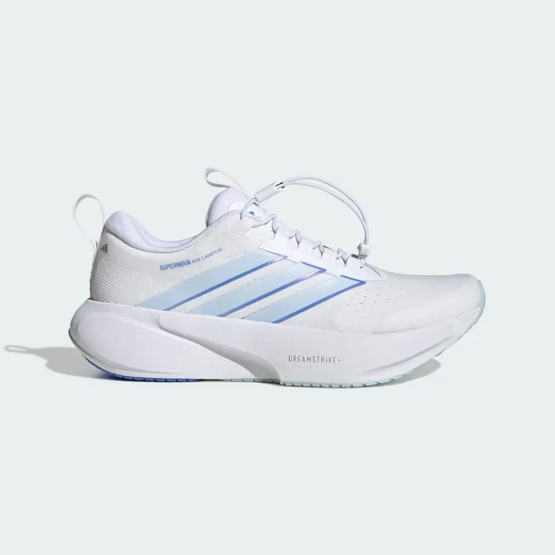 Adidas SUPERNOVA RISE 3 ADAPTIVE Running Shoes Cloud White / Blue Fusion / Silver Metallic (JQ4350)