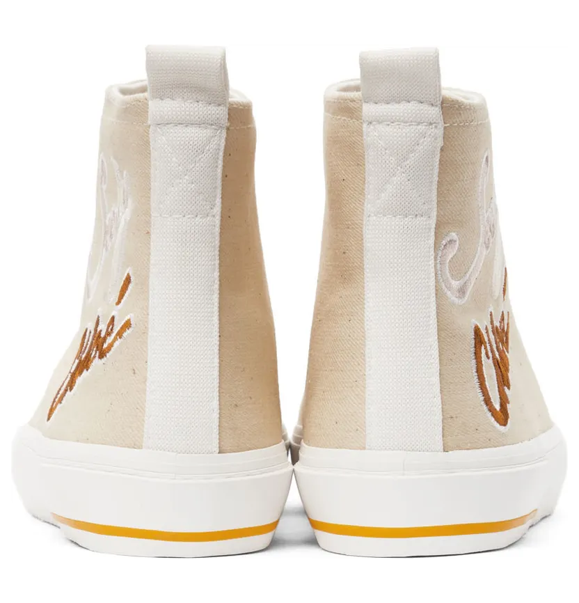 See by Chloé Beige Aryana Sneakers (SB37112A 14272) (4)