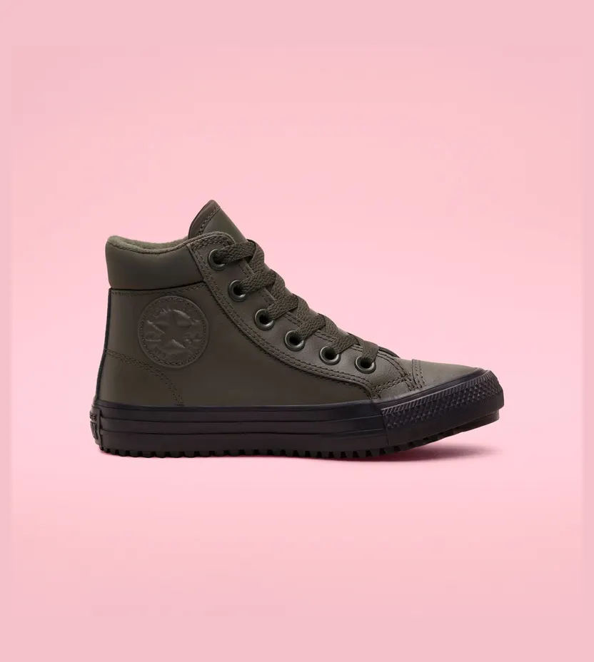 Converse Big Kids Chuck Taylor All Star PC High Top Boot Carbon Jasper/black/cape Blue (668923C)