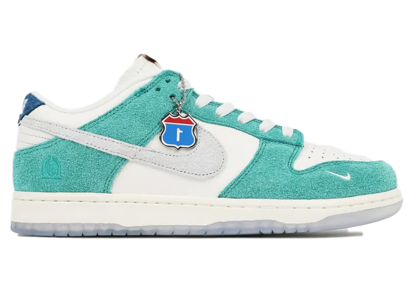 Nike Dunk Low Kasina Neptune Green Sail/White-Neptune Green-Industrial Blue (CZ6501-101)