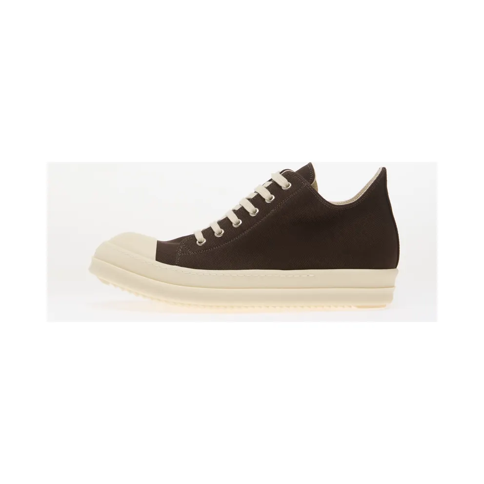 Rick Owens DRKSHDW Denim – Low Sneaks Dark Dust / Milk / Milk