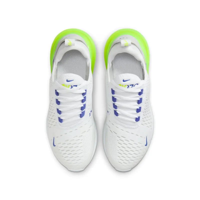 Nike Air Max 270 White Volt Photon Dust Astronomy Blue (HJ9237-100)