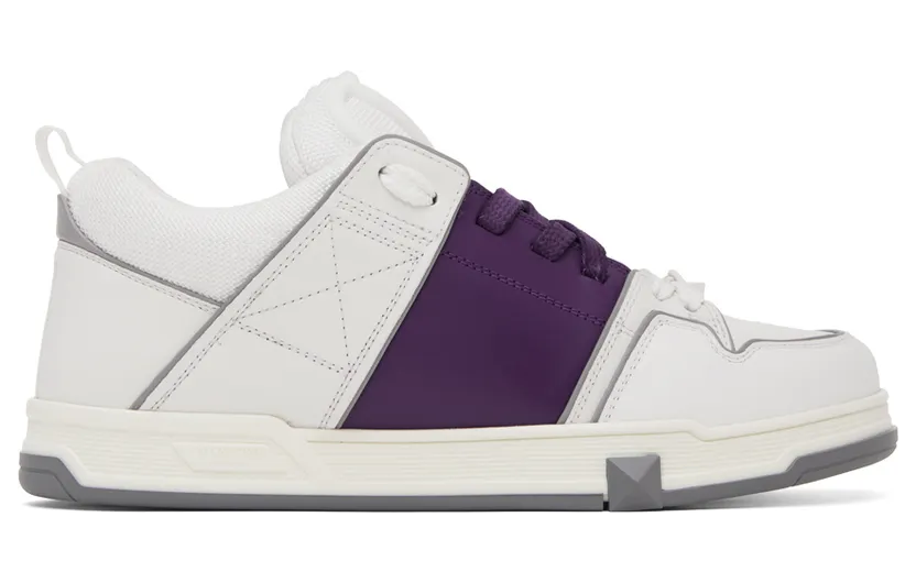 Valentino Garavani White & Black Open Skate Sneakers (1Y2S0F89YPB)