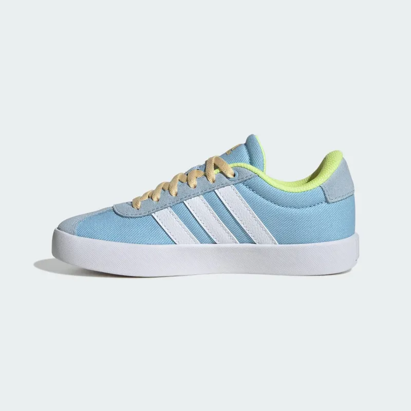 adidas VL Court 3.0 Clear Sky Cloud White Hi-Res Yellow (JS3487)