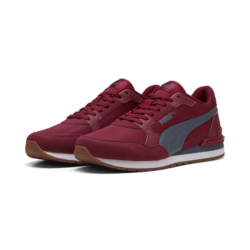 Puma ST Runner v4 Nylon “Garnet Glow / Evening Blue / Puma White / Gum” (399069_30)