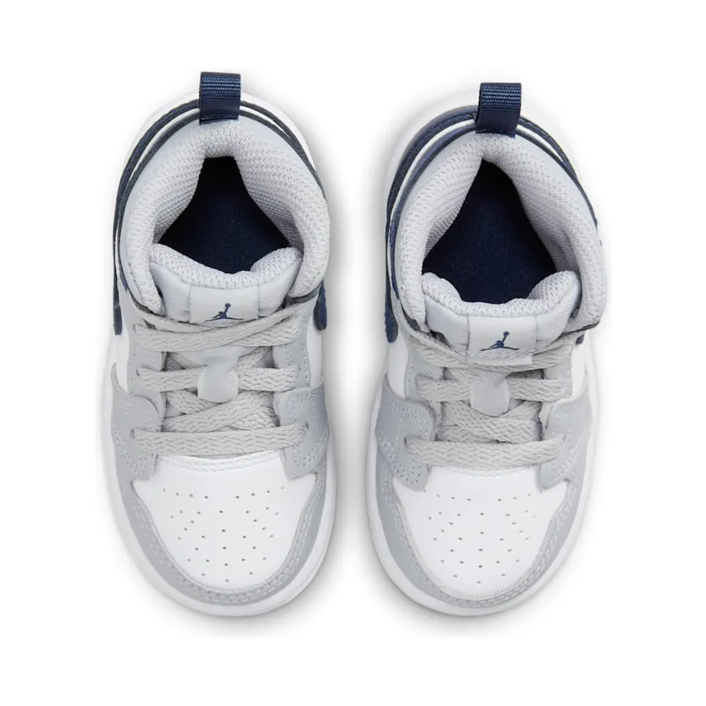 Jordan 1 Mid TD “Wolf Grey Midnight Navy” (DQ8425-104)