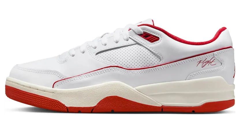 Jordan Flight Court White Sail Black Varsity Red (HF3255-106)