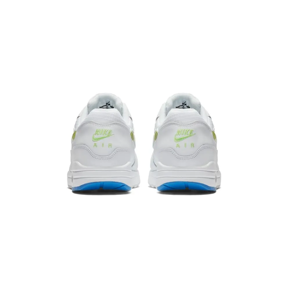 Nike Air Max 1 Jelly Jewel White White/Photo Blue-Lime Blast (AO1021-101)