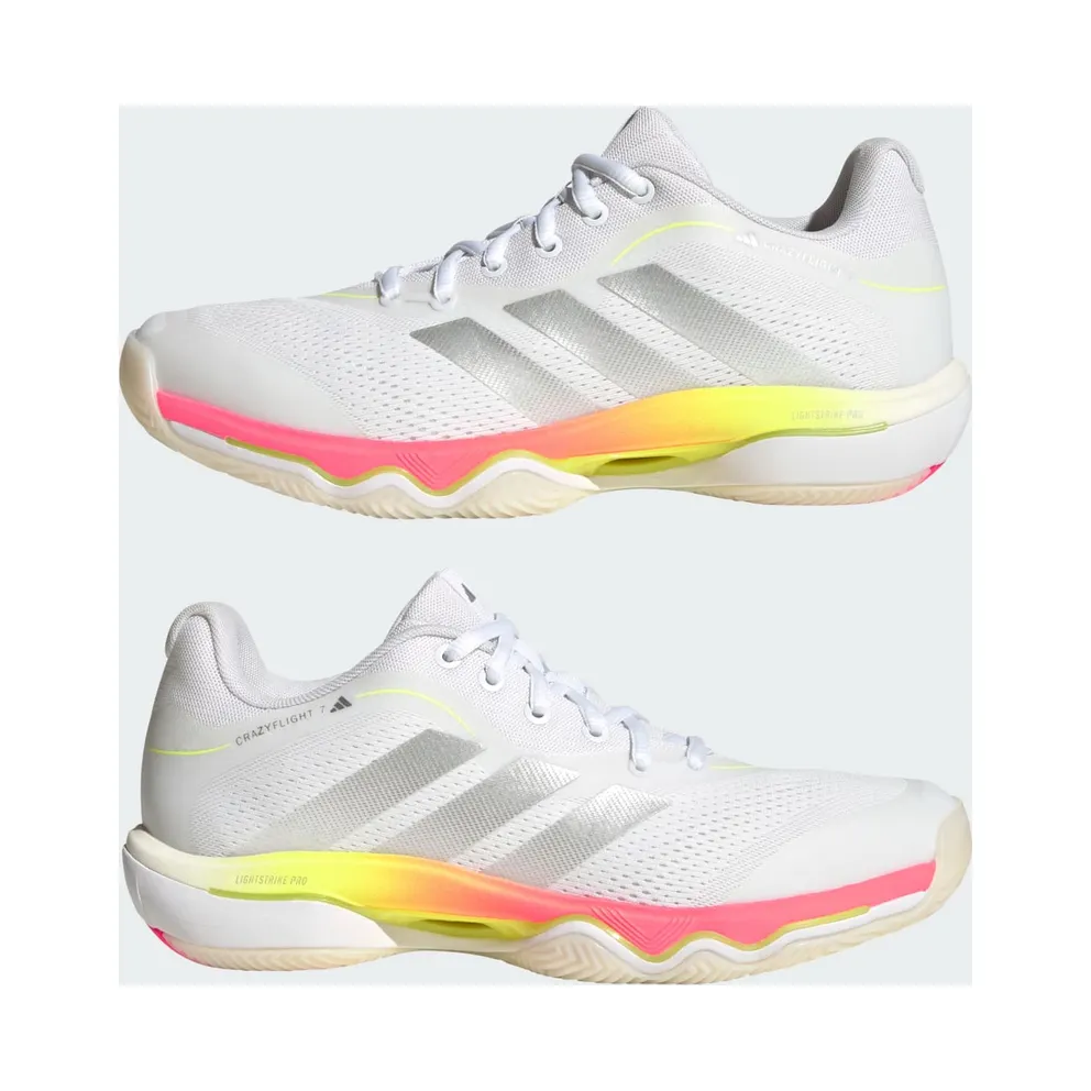Adidas CRAZYFLIGHT 7 Cloud White / Tech Grey Metallic / Solar Turbo (KI7938)