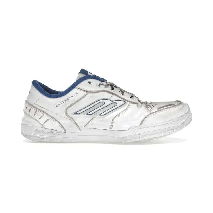 Balenciaga Hamptons Worn-Out White Dark Blue (841765WCURB9141)
