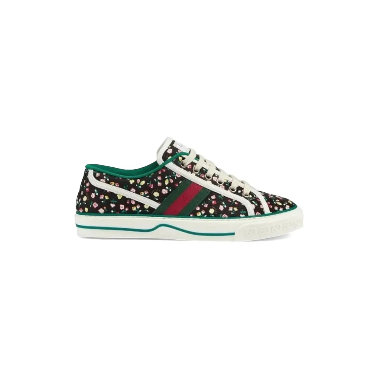 Gucci Tennis 1977 Holly Print Black Peach (606110 2IC10 1085)