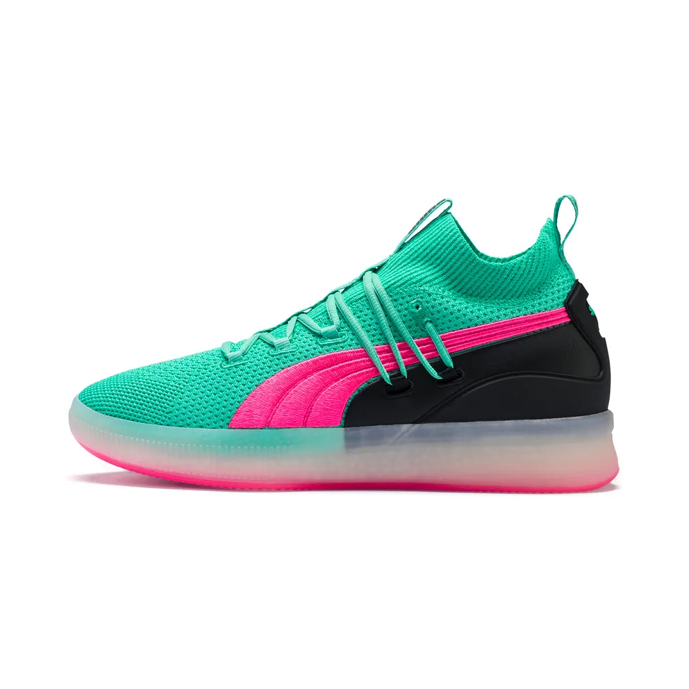 Puma Clyde Court Disrupt South Beach Biscay Green/Pink-Puma Black (191715-01)