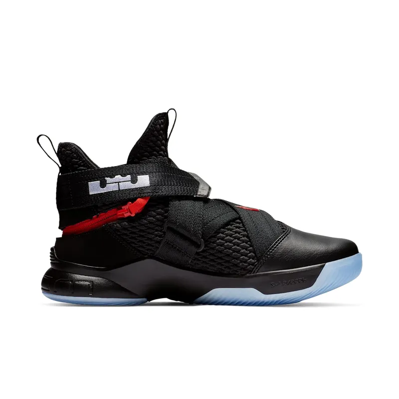 Nike LeBron Soldier 12 FlyEase Black Black University Red Black (AV3812-004)