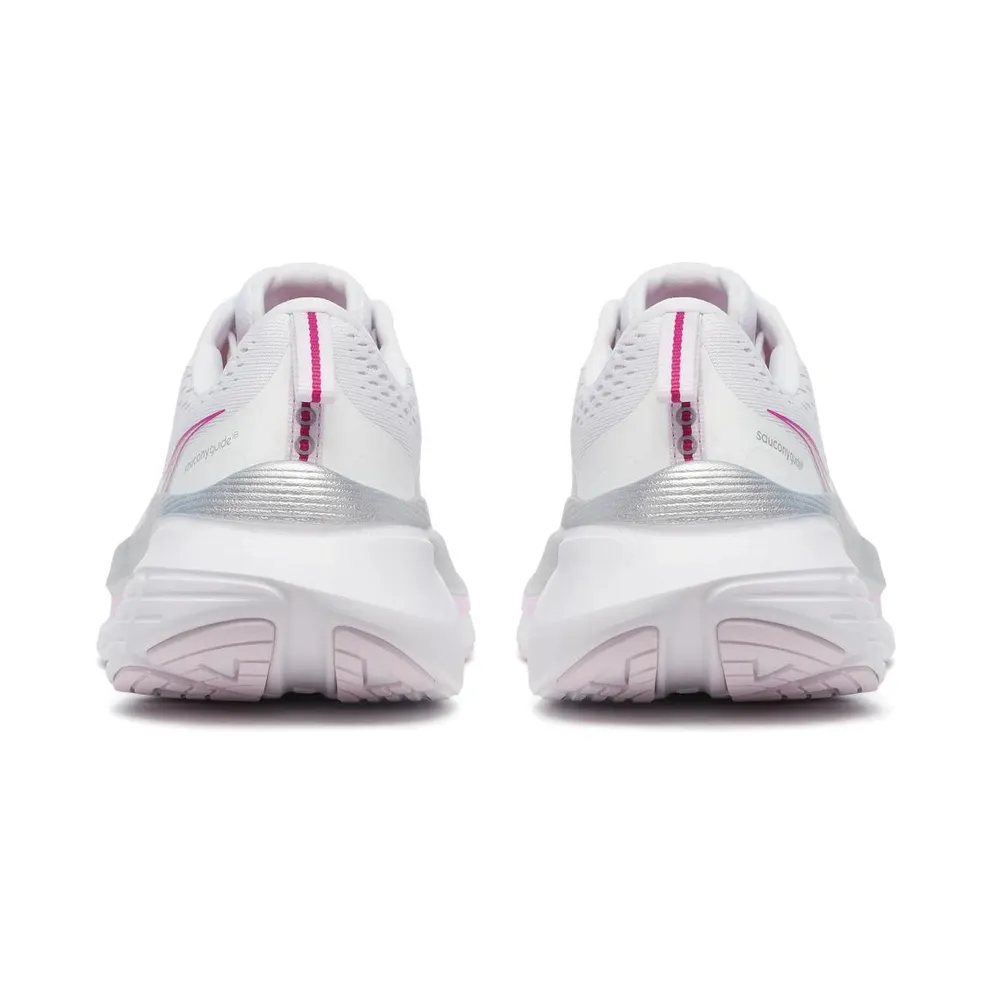 Saucony Guide 18 Womens “White Fuchsia” (S10998-160)