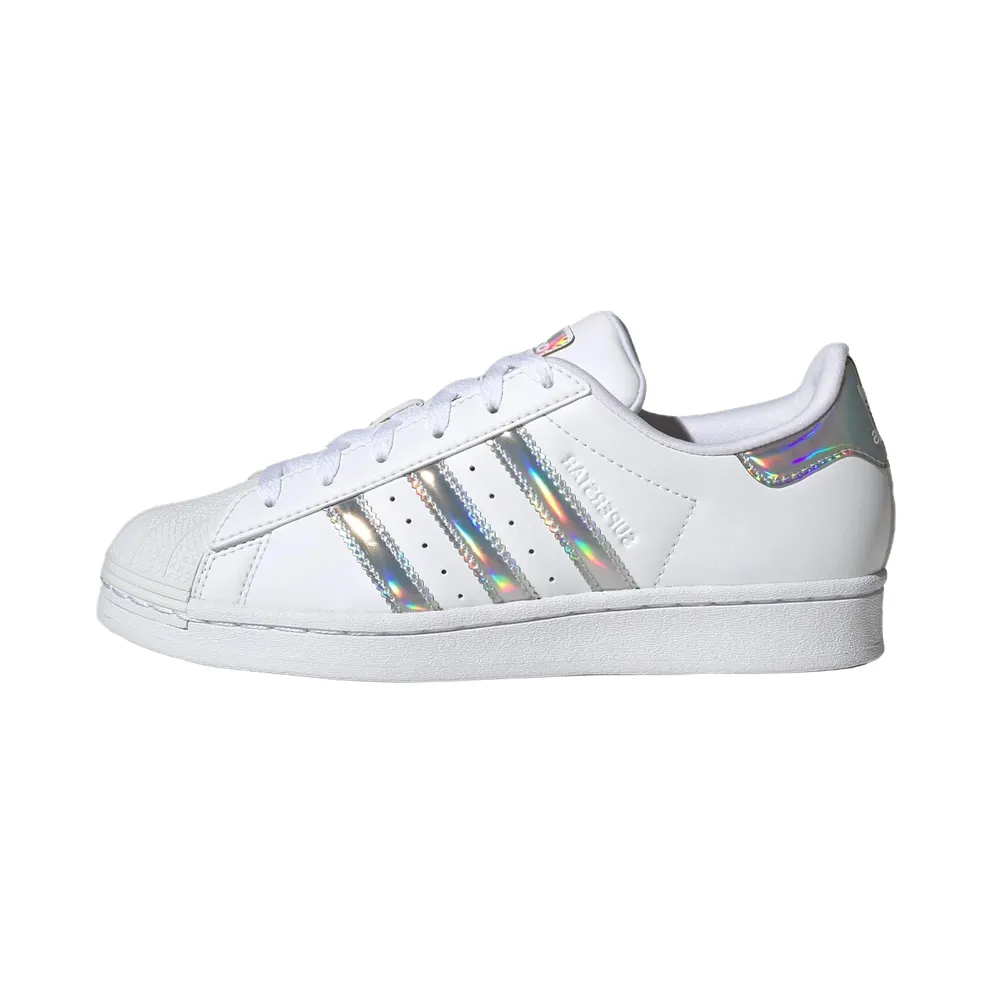 Adidas Superstar Kids White / Iridescent / Silver Dawn (IG0238)