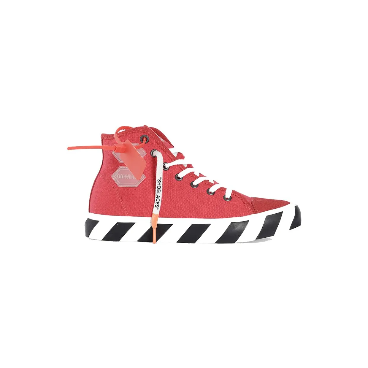 OFF-WHITE Vulcanized Hi Striped Red (OMIA110R19C210352098)
