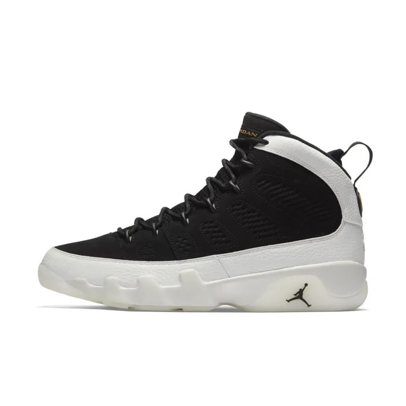 Jordan 9 Retro City of Flight Black/Black-Summit White-Metallic Gold (302370-021)