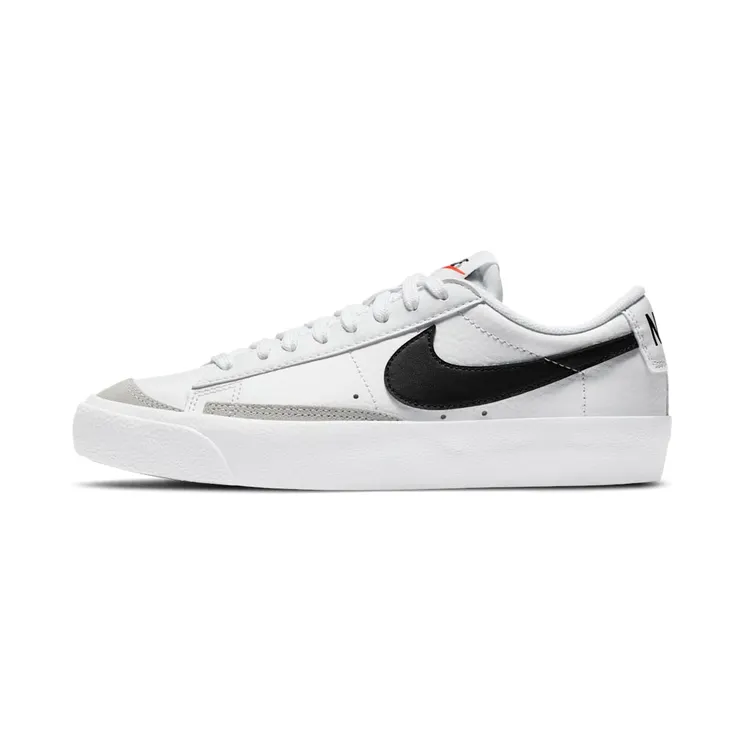 Nike Blazer Low 77 Vintage White Black (GS) “White / Total Orange / Black” (DA4074-101)