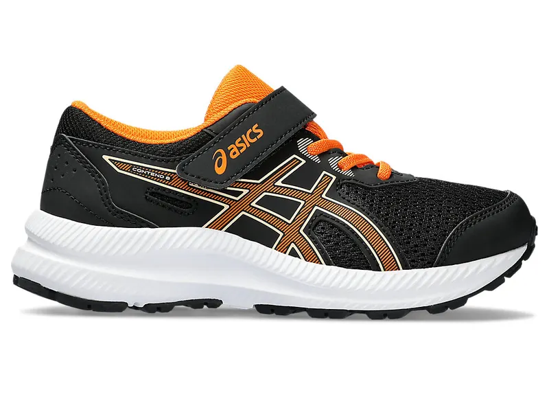 Asics CONTEND 8 PS Black/Bright Orange (1014A258.007)