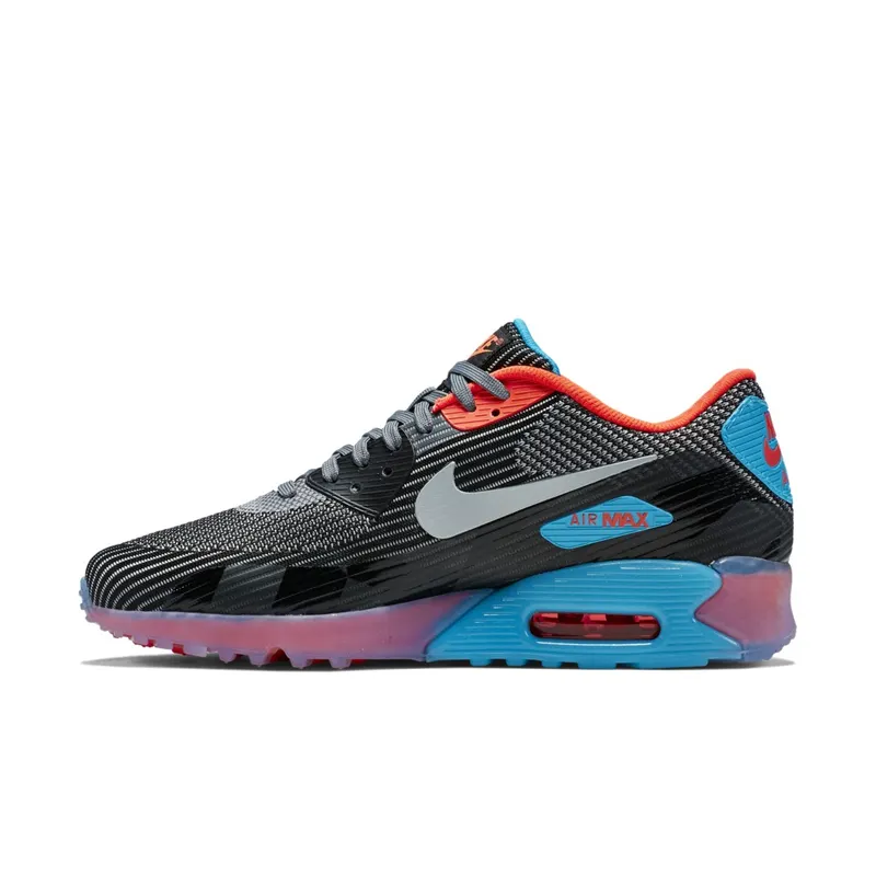 Nike Air Max 90 KJCRD Ice Dark Grey/Wolf Grey-Black-Blue Lagoon (744553-001)
