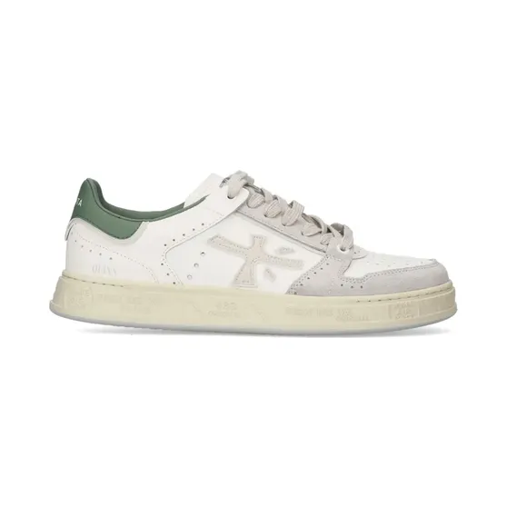 Premiata Quinn sneakers met applicatie – Beige (QUINN8210)