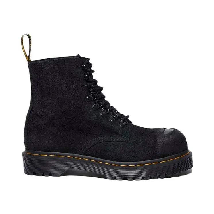 Dr. Martens 1460 Pascal Steel Toe Boot Black Suede (31832001)
