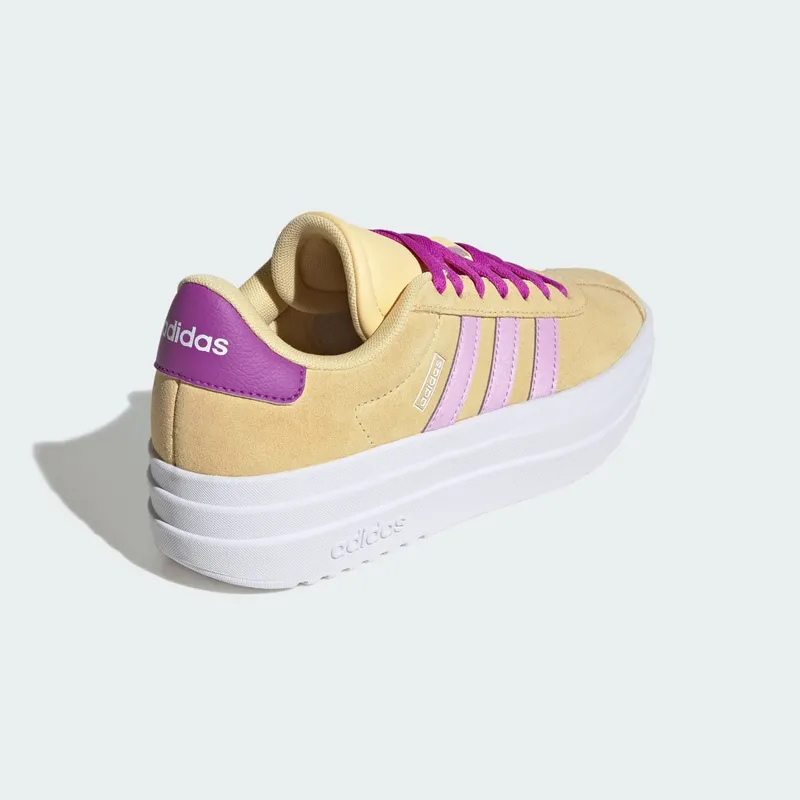 Adidas VL Court Bold Lifestyle Kids Orange Tint / Bliss Lilac / Flash Pink (JI1019)