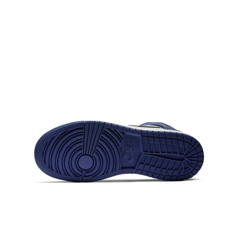 Jordan 1 Mid SE Deep Royal (GS) Deep Royal Blue/Black (BQ6931 400)