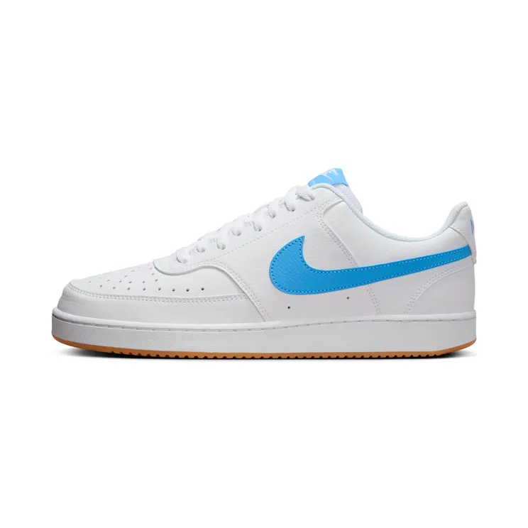 Nike Court Vision Low “White / Gum Yellow / University Blue” (HJ9105-100)