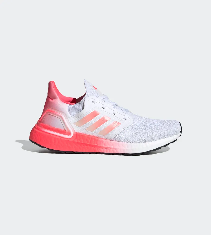 Adidas UltraBoost 20 ‘White Signal Pink’ Cloud White/Signal Pink/Signal Pink (EG5201)