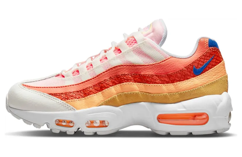 Nike Air Max 95 “Campfire Orange / Sail / Laser Orange / Racer Blue” (DJ6906-800)