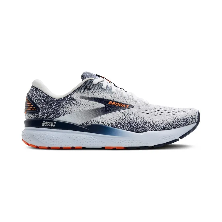 Brooks Ghost 16 White Peacoat Orange (110418-1D-130)