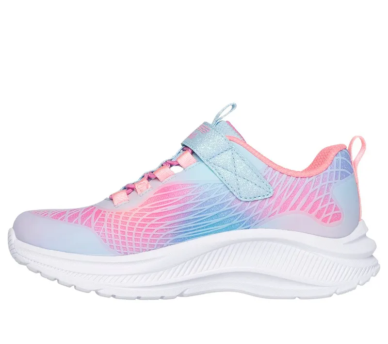 Skechers S-Lights: Rainbow Cruisers – Rainbow Reflectin Sneaker Licht Blue