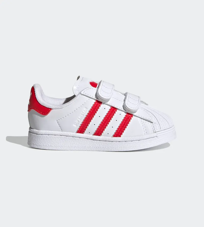 adidas Superstar Cloud White / Vivid Red / Cloud White (FZ0644)