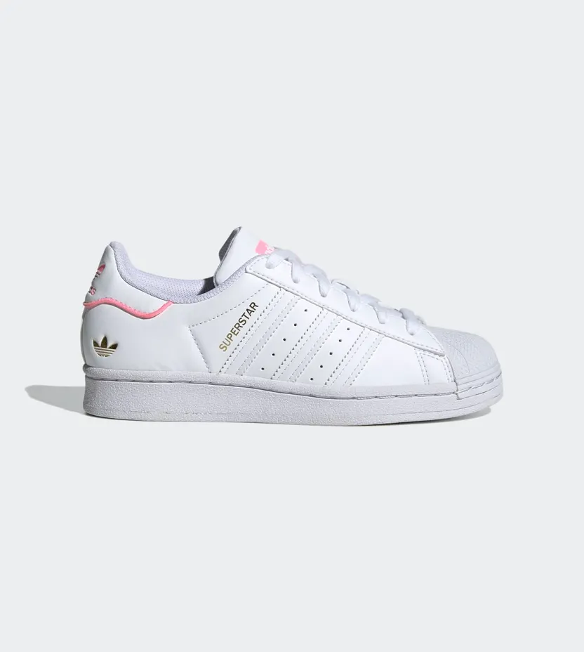 adidas Superstar Cloud White / Cloud White / Pink (GW1415)