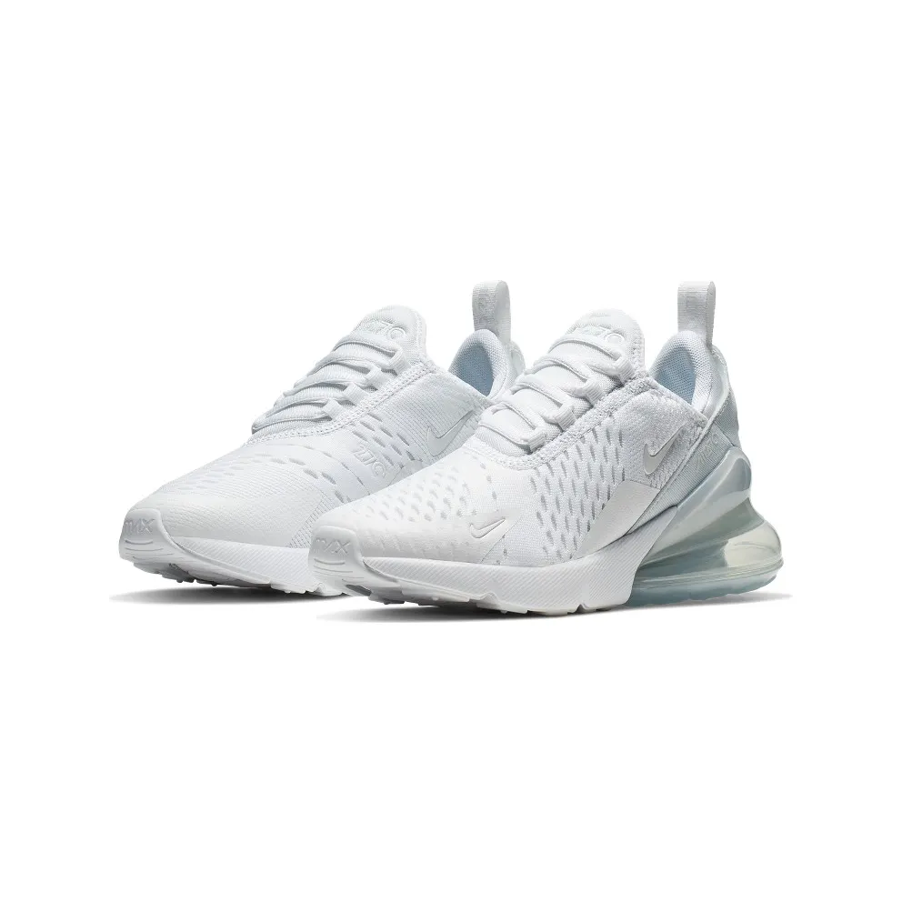 Nike Air Max 270 White Metallic Silver (GS) White/Metallic Silver/White (943345-103)